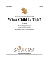 What Child Is This? Two-Part choral sheet music cover